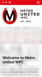 Mobile Screenshot of metrounitedwfc.com
